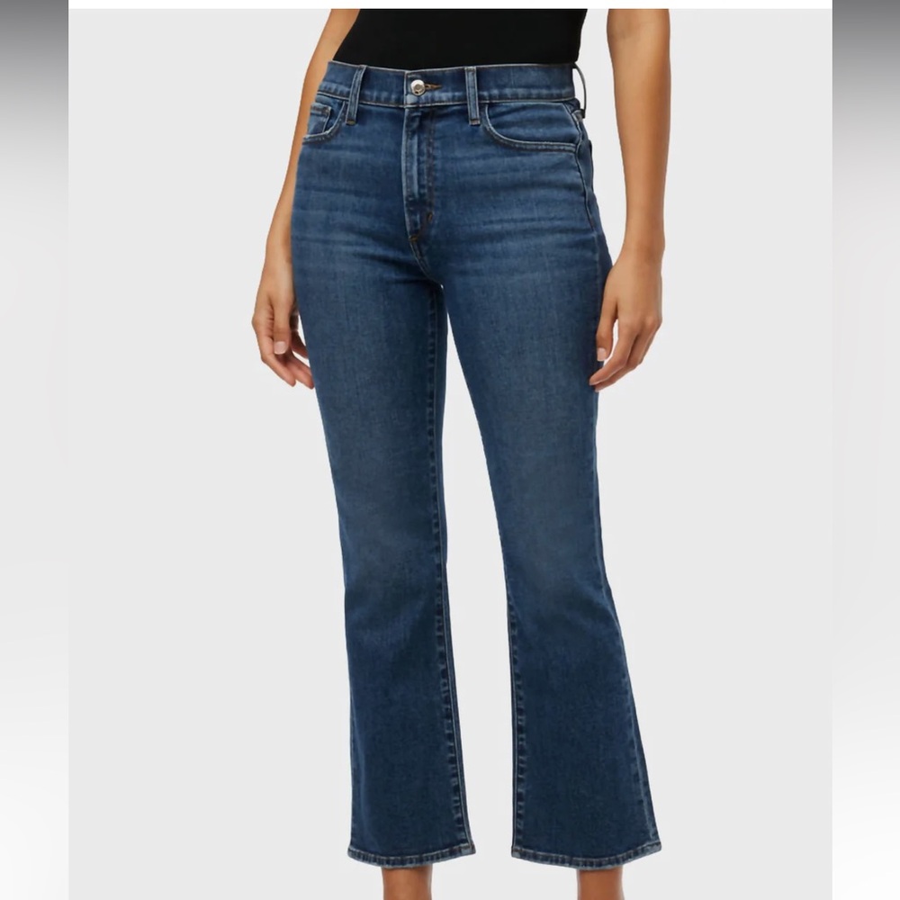 Joe's Jeans Black Ankle Cropped Denim